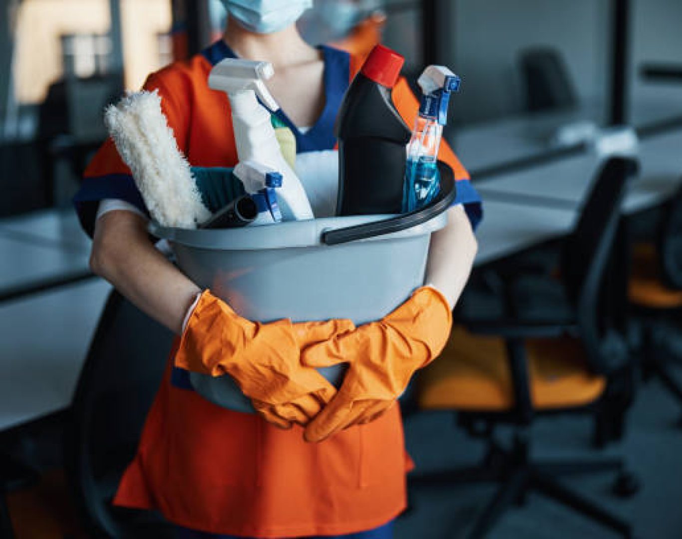 Janitorial services company delivering reliable commercial cleaning solutions