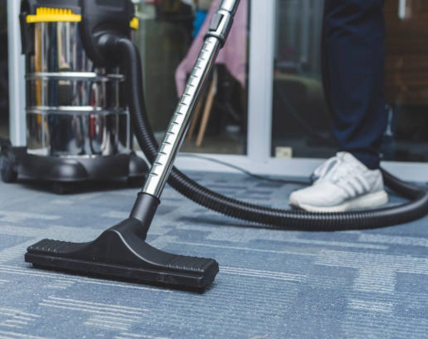 Sparkling office floors cleaned by licensed professionals at T & M Services INC.