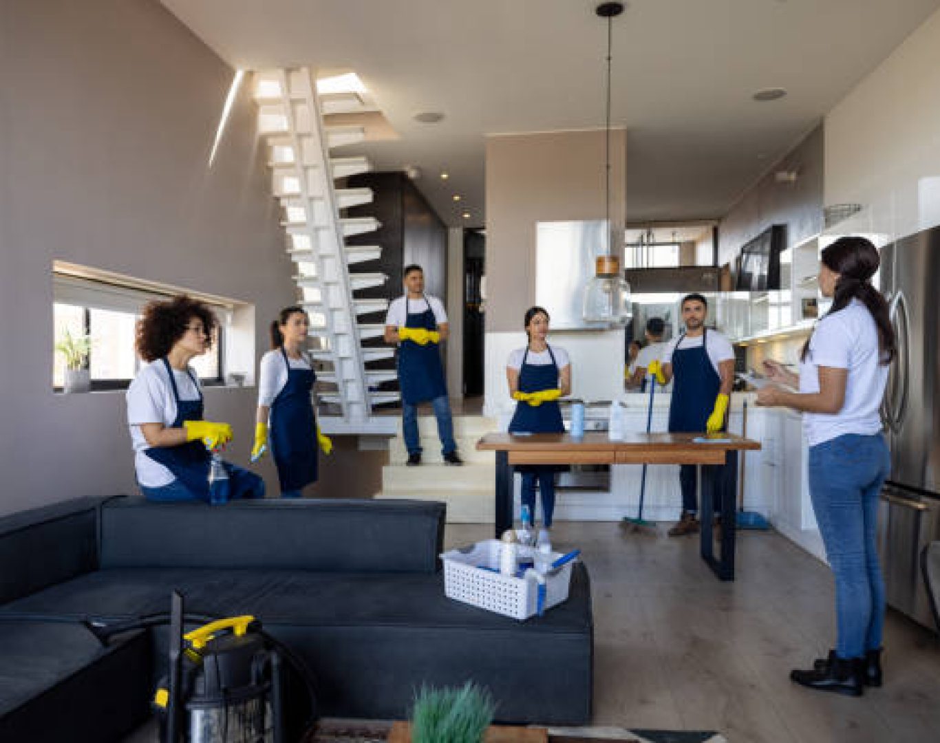 T & M Services INC providing detailed janitorial care for businesses